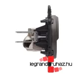 Legrand Céliane 1xRJ45 Cat. 6A STP csatlakozóaljzat, grafit CG067346-HK