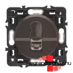 Legrand Céliane 1xRJ45 Cat. 6A UTP csatlakozóaljzat, grafit CG067347-CS