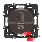   Legrand Céliane 1xRJ45 Cat. 6A UTP csatlakozóaljzat, grafit CG067347-CS