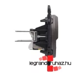 Legrand Céliane 1xRJ45 Cat. 6A UTP csatlakozóaljzat, grafit CG067347-HK