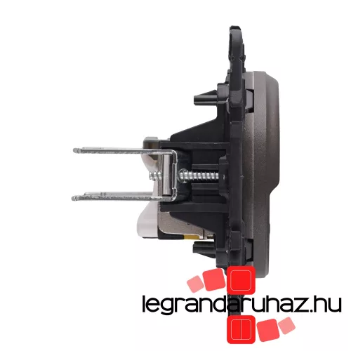 Legrand Céliane 1xRJ45 Cat. 6A UTP csatlakozóaljzat, grafit CG067347-HK