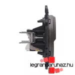 Legrand Céliane 1xRJ45 Cat. 6A UTP csatlakozóaljzat, grafit CG067347-K