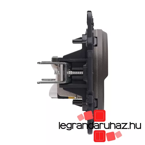 Legrand Céliane 1xRJ45 Cat. 6A UTP csatlakozóaljzat, grafit CG067347-K