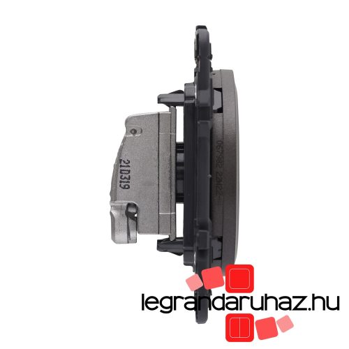 Legrand Céliane TV aljzat, átmenő, 14 dB, grafit CG067386-CS