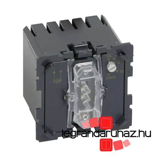Legrand Céliane lépcsőházi nyomó, 2 vezetékes, (25mp-15perc), 1800W (LED max. 200W ), mechanizmus, Legrand CM0077