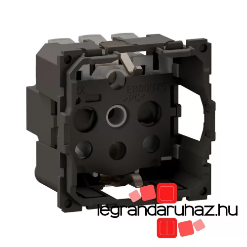 Legrand Céliane 2P+F földelt csatlakozóaljzat biztonsági zsaluval, rugós, mechanizmus, Legrand CM0120