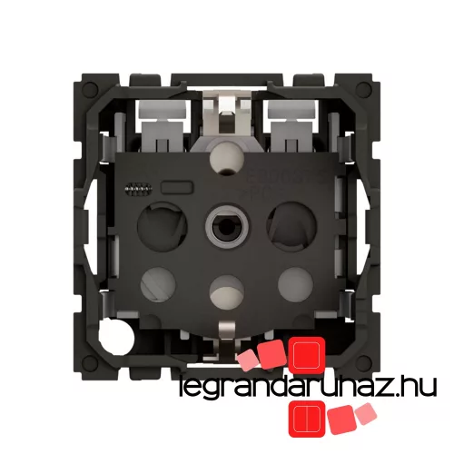 Legrand Céliane 2P+F földelt csatlakozóaljzat biztonsági zsaluval, rugós, mechanizmus, Legrand CM0120