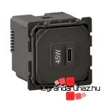 Legrand Céliane USB-C töltőaljzat, 45W Power Delivery, 240VAC, mechanizmus, Legrand CM0156