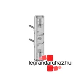 Legrand Céliane LED jelzőfény, fehér 230VAC 0,15mA, bepattintható, szürke jelölés (egypólusú/váltó kapcsoló, nyomó), Legrand CM0220