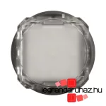 Legrand Céliane fix LED spot világítás átlátszó matt burkolattal, 230VAC 2,4W 120lm, mechanizmus burkolattal, Legrand CM0272