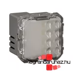 Legrand Céliane irányított LED spot világítás lépcsőhöz, burkolat nélkül, 230VAC 2,2W 110lm, mechanizmus, Legrand CM0274