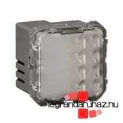   Legrand Céliane irányított LED spot világítás lépcsőhöz, burkolat nélkül, 230VAC 2,2W 110lm, mechanizmus, Legrand CM0274