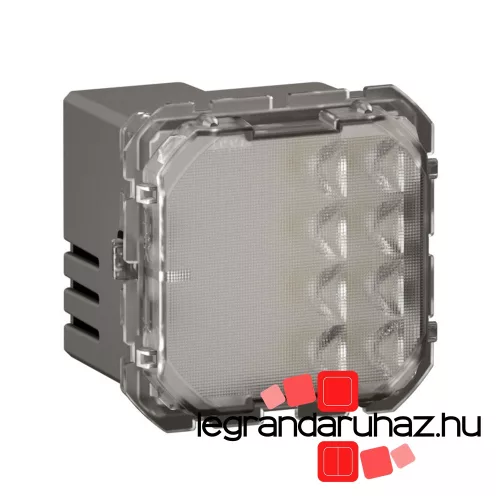 Legrand Céliane irányított LED spot világítás lépcsőhöz, burkolat nélkül, 230VAC 2,2W 110lm, mechanizmus, Legrand CM0274