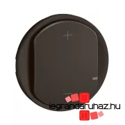   Legrand Céliane 2 vezetékes nyomógombos fényerőszabályzó LED 125W burkolat, fekete, Legrand CN0060