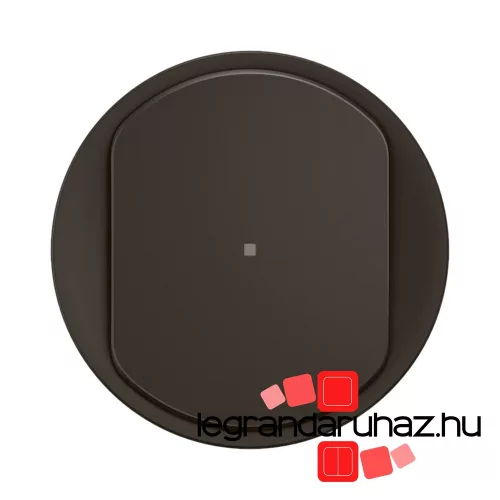 Legrand Céliane 3 vezetékes nyomógombos fényerőszabályzó LED 150W burkolat, fekete, Legrand CN0064