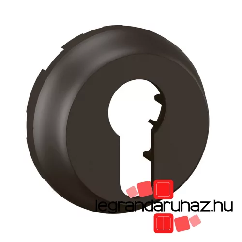 Legrand Céliane 3 pozíciós kulcsos redőnynyomó visszaugrós (1->0<-2) burkolat, fekete, Legrand CN0072