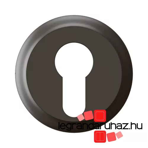 Legrand Céliane 3 pozíciós kulcsos redőnynyomó visszaugrós (1->0<-2) burkolat, fekete, Legrand CN0072