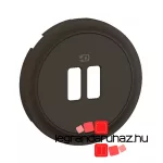 Legrand Céliane dupla USB burkolat, fekete, Legrand CN0154