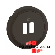 Legrand Céliane dupla USB burkolat, fekete, Legrand CN0154