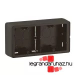 Legrand Céliane kettes kiemelőkeret, fekete, Legrand CN0232