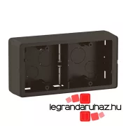   Legrand Céliane kettes kiemelőkeret, fekete, Legrand CN0232