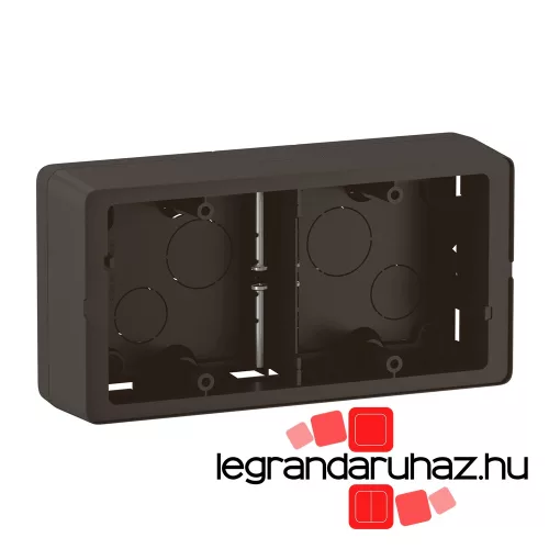 Legrand Céliane kettes kiemelőkeret, fekete, Legrand CN0232