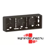 Legrand Céliane hármas kiemelőkeret, fekete, Legrand CN0233