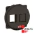 Legrand Céliane 1x vagy 2xRJ45 Keystone adapter burkolattal, fekete, Legrand CN0343