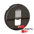   Legrand Céliane 1xRJ45 aljzat burkolat, fekete, Legrand CN0346