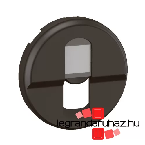 Legrand Céliane 1xRJ45 aljzat burkolat, fekete, Legrand CN0346