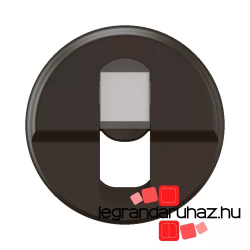 Legrand Céliane 1xRJ45 aljzat burkolat, fekete, Legrand CN0346