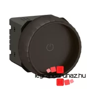   Legrand Céliane forgatógombos fényerőszabályzó nulla vezető nélkül, fekete, Legrand CN0408