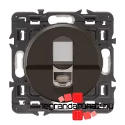   Legrand  Céliane 1xRJ45 Cat. 6 STP 1 Gbit/s árnyékolt csatlakozóaljzat, fekete, CNCM0347-K