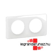   Legrand Céliane kettes keret, kristály fehér, Legrand CP0002
