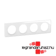   Legrand Céliane négyes keret, kristály fehér, Legrand CP0004