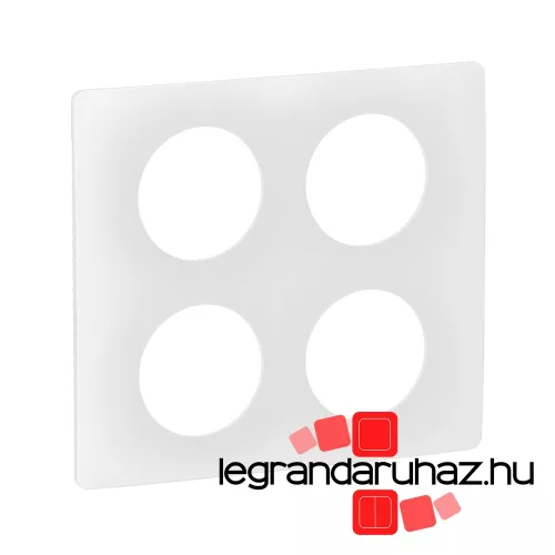 Legrand Céliane 2x2 keret, kristály fehér, Legrand CP0009