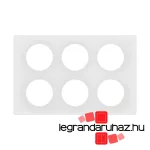 Legrand Céliane 2x3 keret, kristály fehér, Legrand CP0010