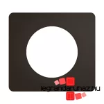Legrand Céliane egyes keret, matt fekete, Legrand CP0101