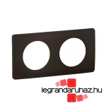 Legrand Céliane kettes keret, matt fekete, Legrand CP0102