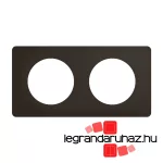 Legrand Céliane kettes keret, matt fekete, Legrand CP0102