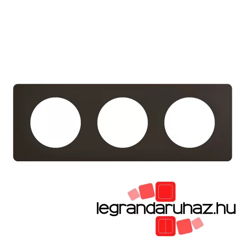 Legrand Céliane hármas keret, matt fekete, Legrand CP0103