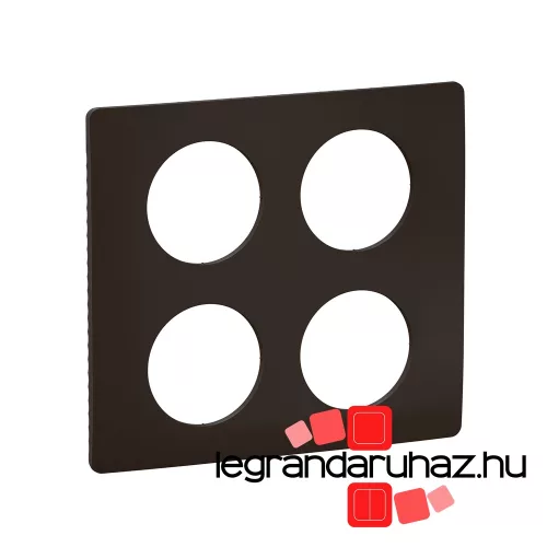 Legrand Céliane 2x2 keret, matt fekete, Legrand CP0109