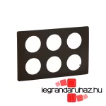 Legrand Céliane 2x3 keret, matt fekete, Legrand CP0110