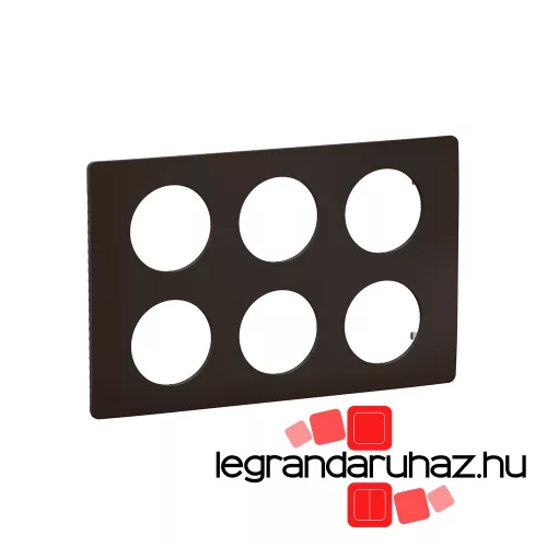 Legrand Céliane 2x3 keret, matt fekete, Legrand CP0110