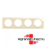 Legrand Céliane négyes keret elefántcsont, Legrand CP0204