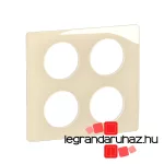 Legrand Céliane 2x2 keret, elefántcsont, Legrand CP0209
