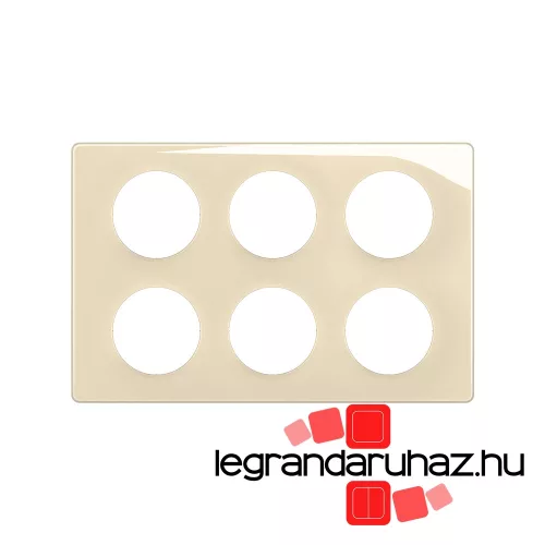 Legrand Céliane 2x3 keret, elefántcsont, Legrand CP0210