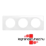 Legrand Céliane hármas keret, strukturált fehér, Legrand CP0603
