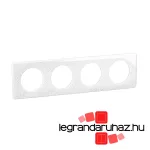 Legrand Céliane négyes keret, strukturált fehér, Legrand CP0604