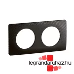 Legrand Céliane kettes keret, fekete meteor, Legrand CP0702